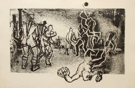 Le Paradis à l'ombre des épées, première olympique. Lithographies de Mac Avoy.. Montherlant, Henry de - Mac Avoy, Edouard (ill.)