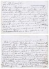 Lettre autographe signée. Krauss, Gabrielle (cantatrice soprano d'origine autrichienne, 1842-1906)