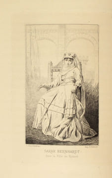 Comédiens et comédiennes. La Comédie française. Notices par F. Sarcey, portraits d'artistes gravés à l'eau-forte par Léon Gaucherel.. Sarcey, ...