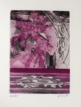 Poèmes. Cinq gravures originales de G. Visat.. Arrabal, Fernando - Visat, Georges (ill.)