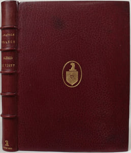 Alfred de Vigny. Edition revue et corrigée par l'auteur, décorée d'un portrait d'Anatole France par Antoine Bourdelle et de compositions dessinées et gravées sur bois par J.-L. Perrichon.