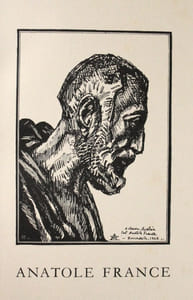 Alfred de Vigny. Edition revue et corrigée par l'auteur, décorée d'un portrait d'Anatole France par Antoine Bourdelle et de compositions dessinées et gravées sur bois par J.-L. Perrichon.