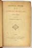 Journal intime de la Comédie Française (1852-1871). Edition originale D'Heylli, Georges