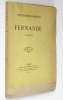 Fernande. Pièce en quatre actes, en prose.. Edition originale Sardou, Victorien