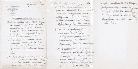 Arbitrage André-Charles Coppier contre Firmin Didot à propos de "Eaux-fortes authentiques de Rembrandt" publié en 1929. Pièces autographes et ...