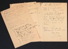 [Manuscrit autographe signé] Plan pour la publication de ses oeuvres. Pichon, Edouard (1890-1940, médecin, psychanalyste et grammairien français)
