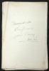 [Manuscrit autographe inédit] "Psychologie et linguistique", conférence donnée à Caen le 11 février 1932. Pichon, Edouard (1890-1940, médecin, ...