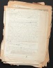 [Manuscrit autographe inédit] "La rime". Pichon, Edouard (1890-1940, médecin, psychanalyste et grammairien français) - Damourette, Jacques (1873-1943, ...