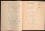 [Manuscrits autographes en très grande partie inédits] Poésies : "Le Coeur et les yeux". Pichon, Edouard (1890-1940, médecin, psychanalyste et ...