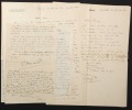 [Correspondance privée] Lettres autographes signées adressées à Fanny Janet (1897-1994). Pichon, Edouard (1890-1940, médecin, psychanalyste et ...
