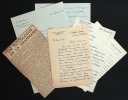 Ensemble de lettres de condoléances reçues par Hélène Pichon-Janet suite au décès d'Edouard Pichon, et nécrologies. [Pichon, Edouard (1890-1940, ...