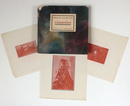 Causeries. Illustrations de Constantin Guys. Préface de F.-F Gautier.. Baudelaire, Charles - Guys, Constantin (ill.)