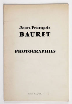 Jean-François Bauret : Photographies. Exposition de l'A.R.C. (Animation - Recherche - Confrontation) au Musée d'art modene de la Ville de Paris, 30 ...