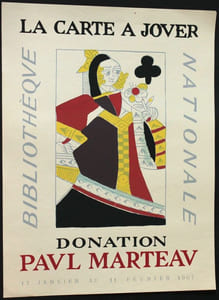 La carte à jouer, donation Paul Marteau. Bibliothèque nationale, du 17 janvier au 11 février 1967.