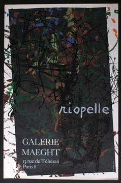 Riopelle : galerie Maeght, Paris. [Affiche] Riopelle, Jean-Paul