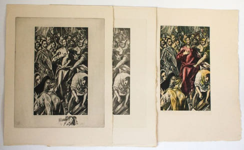 Gréco ou le secret de Tolède. Vingt-trois eaux-fortes originales gravées par Auguste Brouet.