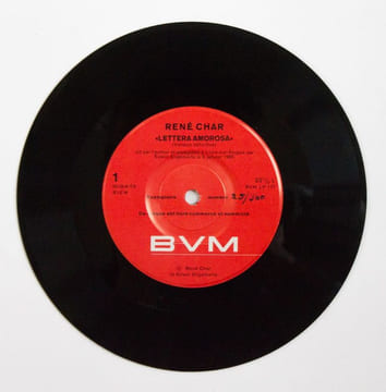 Lettera amorosa (version définitive), dit par l'auteur et enregistré à L'Isle-sur-Sorgue par Edwin Engelberts le 6 janvier 1965 [disque vinyle, poème ...