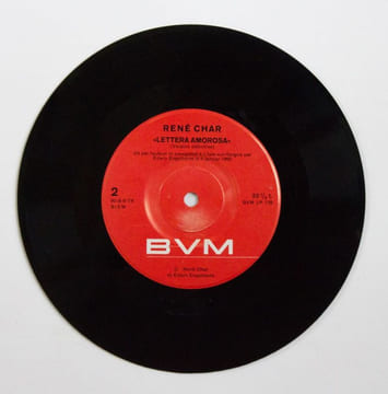 Lettera amorosa (version définitive), dit par l'auteur et enregistré à L'Isle-sur-Sorgue par Edwin Engelberts le 6 janvier 1965 [disque vinyle, poème ...