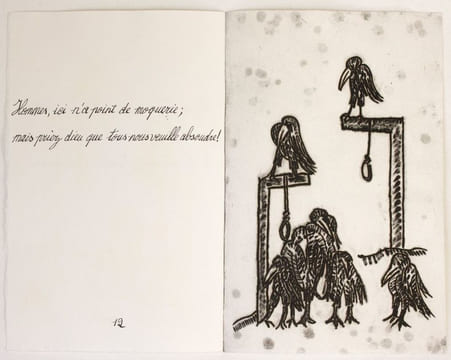 La Ballade des pendus. [Gravures de] Reinhoud. Villon, François - Reinhoud d'Haese (ill.)