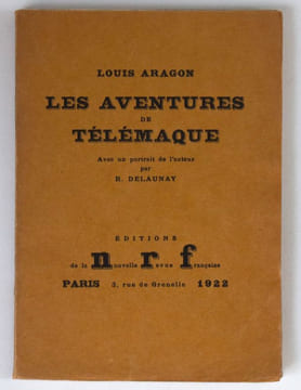 Les Aventures de Télémaque, avec un portrait de l'auteur par R. Delaunay. Aragon, Louis - Delaunay, Robert (ill.)