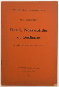Deuil, nécrophilie et sadisme. A propos d'Edgar Poe.