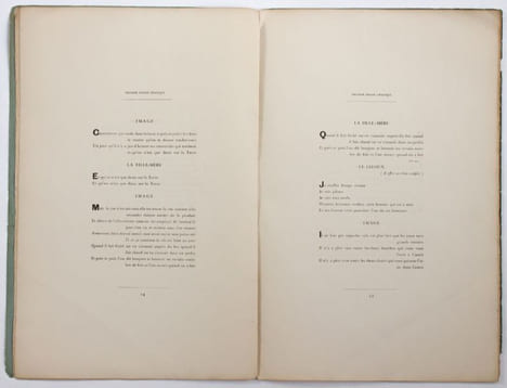 Image, premier drame tragique. Albert-Birot, Pierre