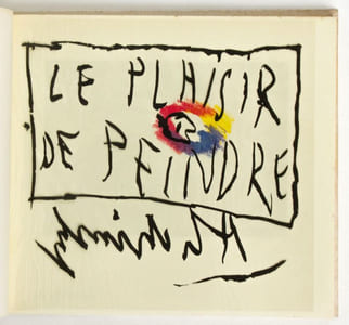 Portraet af en maler [envoi de Pierre Alechinsky à Jean-Michel Folon]