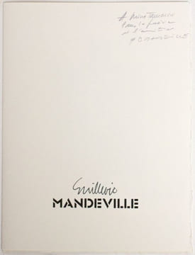 Guillevic / Mandeville [Arbres que l'hiver]. Guillevic, Eugène - Mandeville, Bernard (ill.)