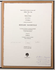 Mandeville. Traduzione di Gina Labriola.
