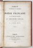 Tableau historique et critique de la poésie française et du théâtre français au seizième siècle. Sainte-Beuve, Charles-Augustin