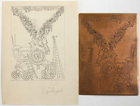 La Verte Hélène, eaux-fortes et dessins de l'auteur. Devaux, Pierre