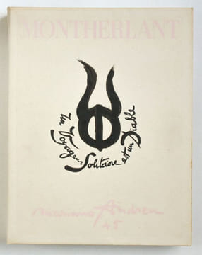Un voyageur solitaire est un diable, lithographies originales de Mariano Andreu. Montherlant, Henry de - Andreu, Mariano (ill.)