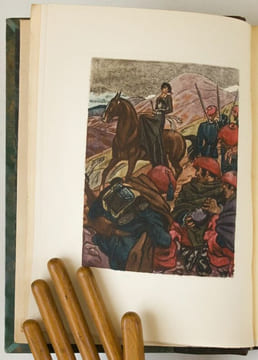 Pour Don Carlos. Avec douze gravures imprimées en couleurs d'après les aquarelles de Pierre Brissaud. Benoit, Pierre - Brissaud, Pierre (ill.)