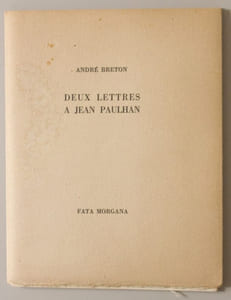 Deux lettres à Jean Paulhan [exemplaire de Jean-Michel Folon]