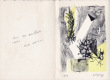 Michael Argov : carte de voeux pour 1958 et lithographie originale. Argov, Michael