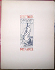 Spiritualité de Paris. Avec 20 eaux-fortes de Omer Bouchery.. Darras, Pierre ; Bouchery, Omer (ill.)