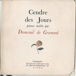 Cendre des Jours, poèmes inédits.