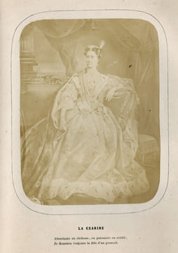 Rachel et la tragédie. Ouvrage orné de dix photographies représentant Mlle Rachel dans ses principaux rôles.. Janin, Jules ; La Blanchère, Henri de ...