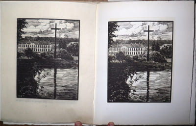 La Trappe d'Igny, retraite de J.-K. Huysmans. Bois de P.-A Bouroux.