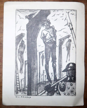 Les Oeuvres de Françoys Villon. Texte établi par Auguste Longnon revu et publié par Lucien Foulet, préface de Ad. Van Bever. Cinq aquarelles ...