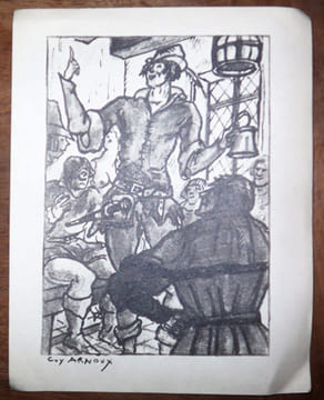 Les Oeuvres de Françoys Villon. Texte établi par Auguste Longnon revu et publié par Lucien Foulet, préface de Ad. Van Bever. Cinq aquarelles ...