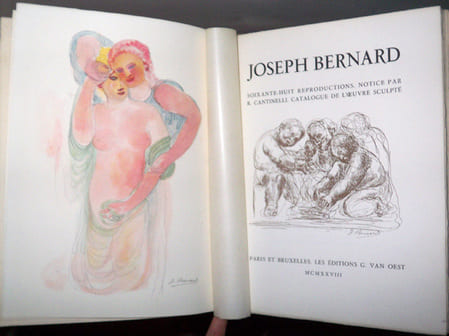 Joseph Bernard. Soixante-huit reproductions. Notice par R. Cantinelli. Catalogue de l'oeuvre sculpté.. Cantinelli, Richard ; [Joseph Bernard]