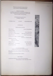 Internationale Zeitschrift " Die Böttcherstrasse ". 1. Jahrgang - 8. Heft - Dezember 1928 : Vergessenes Schöpfertum