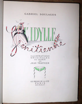 L'Idylle vénitienne. Illustrations originales au burin de Jean Traynier.. Soulages, Gabriel ; Traynier, Jean (ill.)