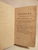 Mémoire pour l'éducation des abeilles qui a remporté le prix au jugement de l'Académie de Marseille en 1787.. Béraud, Jean-Jacques
