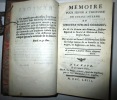 Mémoire pour servir à l'histoire de l'usage interne du Mercure sublimé corrosif. On y joint un Recueil d’observation faites sur l’usage interne de ce ...