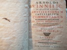 In Quartor Libros Institutionum Imperalium commentarius Academicus, et Forensis. Jo. Gottl Heineccius Jc. Recensuit, & Praefationem Notulasque ...
