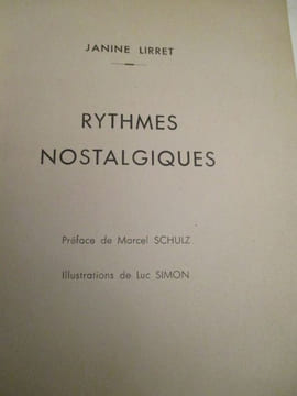 rythmes nostalgiques. lirret ( janine )