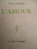 l'amour. géraldy ( paul )