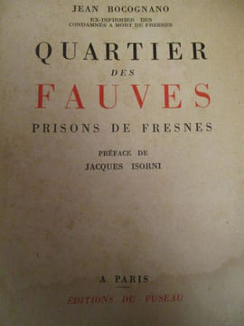 quartier des fauves prison de fresnes. bocognano ( jean )